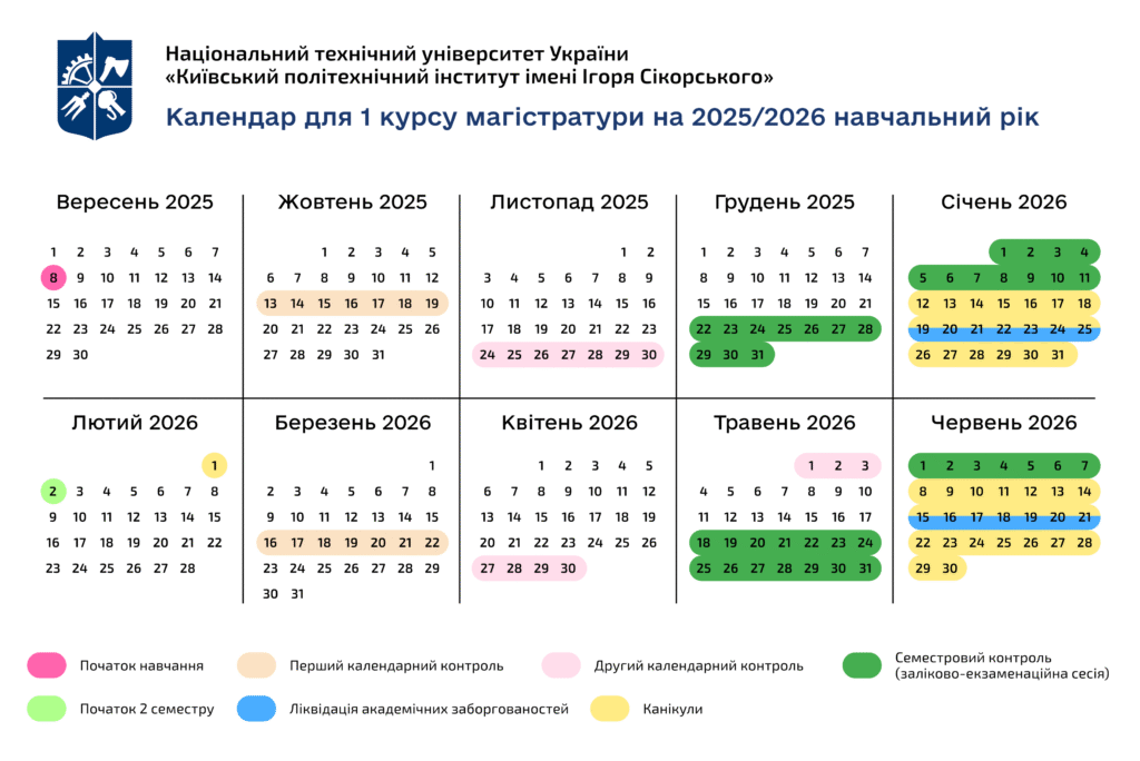 Розклад занять